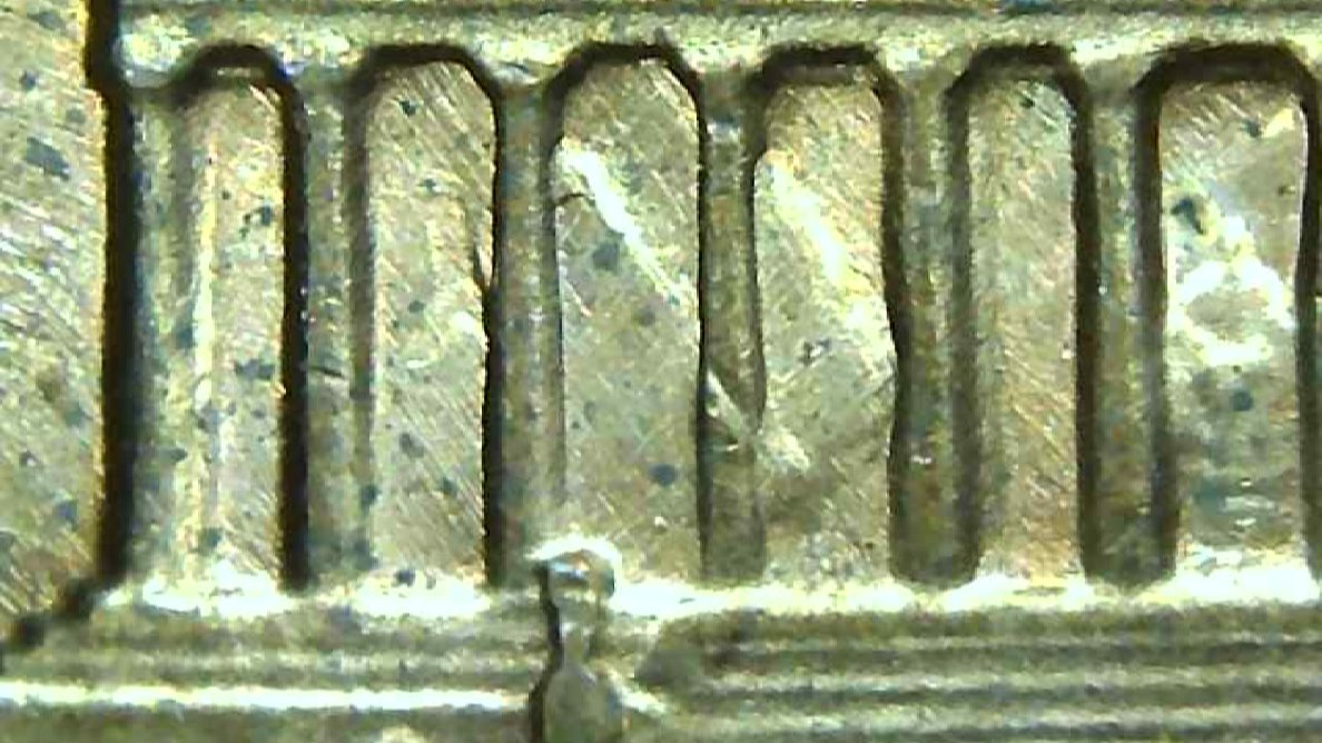 1983-P-Lincoln-Cent-With-Clash-On-Reverse